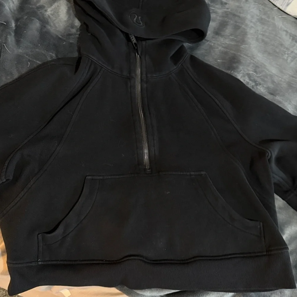 Lululemon Oversized Black Scuba Xs/s Black - Picture 3 of 7